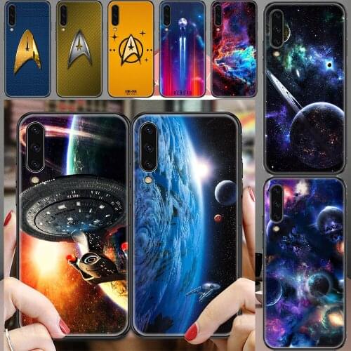 Stars Spacecraft Universe Treks Phone case For Samsung Galaxy A 3 5 7 8 10 20 21 30 40 50 51 70 71 E S 2016 2018 4G black art