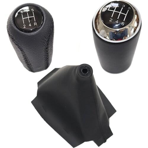 Pu Leather Car Shift Gear Knob Lever Gaitor Boot Cover For MAZDA 5 CR CW 2008 2009 2010