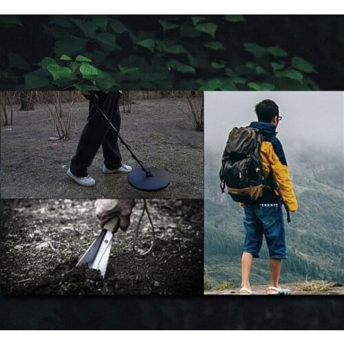 Serrated Edge Digger Metal Detecting Garden Detector with Sheath Stainless Steel