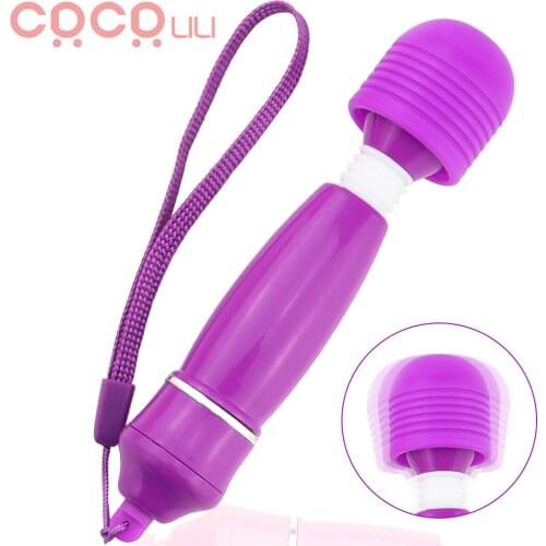Mini AV Vibrators Sex Toys for Women Magic Wand Body Massager Clitoris Stimulate Female Sex Products Protable for Beginner