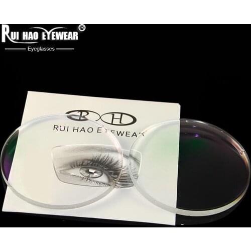 Rui Hao Eyewear Aspherical Lenses Strength -16.00 ~ -20.00 Customize Optical Lens 1.67 or 1.74