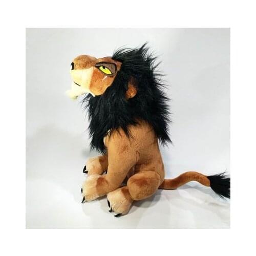 Original Disney Cartooon The Lion King Scar High Quality Soft Stuffed Animal Doll Plush Toys Birthday Present For Child 36cm