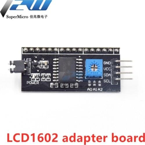 IIC I2C TWI Serial Interface SPI Port to Board Adapter Converter Module for Arduin o 1604 2004 LCD1602 Adapter LCD Board