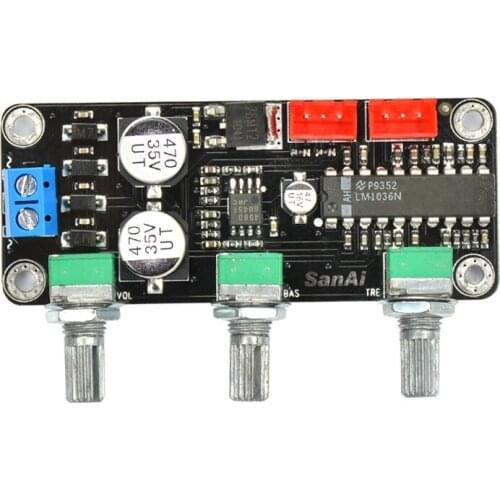 Sandy Lm1036n fever tone / tuning board preamplifier board with 4580 low noise amplification super NE5532