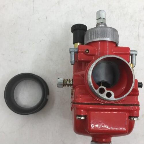 SherryBerg RED carburetor carb for Dellorto MODEL PHBG DS 21mm Racing w plastic cover manual Choke caraburettor vergaser + cover