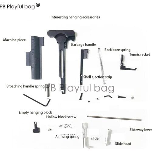 Outdoor sports toy water bullet gun diy back to the air hanging kit machine piece HK416 BD556 TTM margap decoration modifi QD106