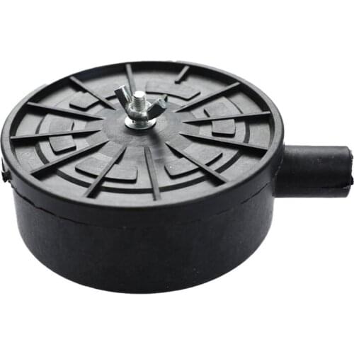 1pcs Black 1/2" NPT 20mm Thread Inlet Plastic Filter Silencer for Air Compressor Intake Filter Noise Muffler Silencer