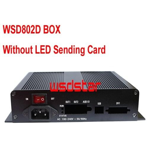 WSD802D BOX LED sending card box External sender box for installing TS852D TS852 TS851 Support TS802D TS802 TS801 MSD300