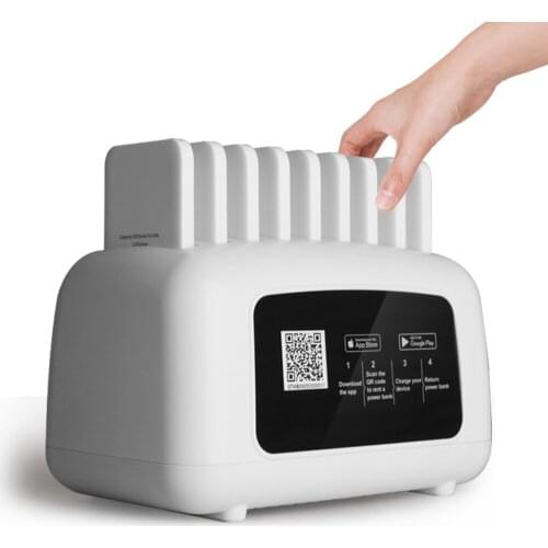 Overcurrent Protection smart phone charging station shared mobile power bank rental station