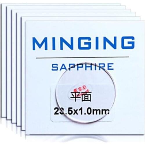 1pc 1.0mm Thickness Flat Sapphire Watch Crystal Diameter From 26~33.5mm Watch Glasses