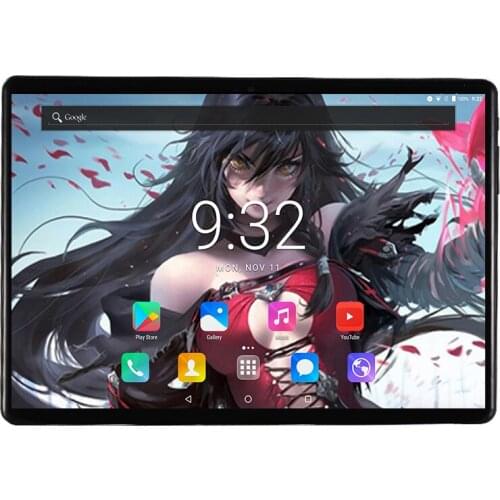 Hot Play/Spotify/Youtube 10 inch Tablet PC Android 9.0 Quad Core 2GB RAM 32GB ROM 5.0MP Bluetooth Wifi 3G IPS Tablet 10.1+Gifts