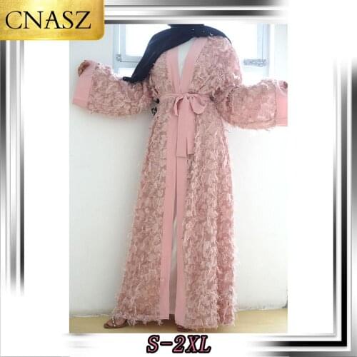 2020 New Fashion Muslim Abaya Moroccan Caftan Robe Turkish Caftan Long Coat Casual Loose Section Middle East Arab Abaya Women
