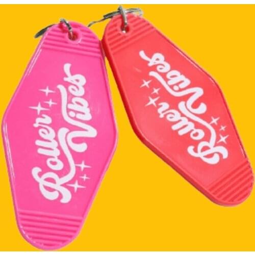 40Pcs Motel Hotel Key Chain Printed Blank Key Chain Acrylic Keychain