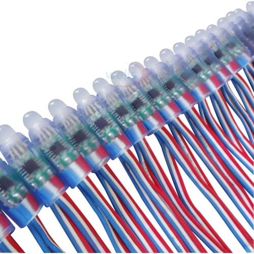 50 Pcs WS2811 IC RGB Pixel LED Module Light DC5V Full Color Great for decoration advertising lights Waterproof IP67