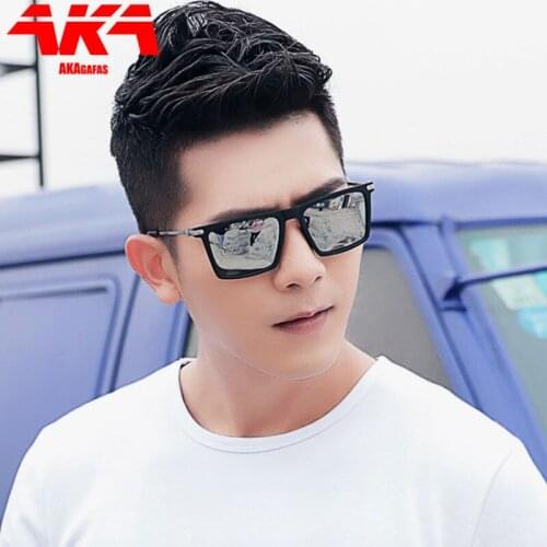 AKAgafas Square Sunglasses 2021 Men Brand Designer Eyeglasses Vintage Classic Shopping Driving Party Oculos De Sol Gafas UV400