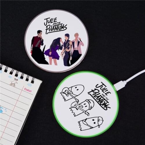 Julie and the Phantoms Sunset Wireless Charger Pad for Iphone 12 11 X For Airpods Charging Charger FOR Samsung Huawei XIAOMI