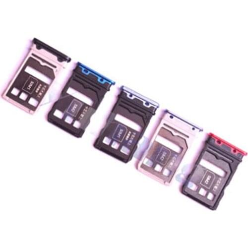 SIM Card Tray Holder Slot Adapter Socket Dual SIM For Huawei nova 6 Replacement Parts