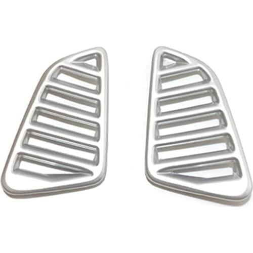 For Nissan Navara NP300 2015-2020 Car Dashboard Air Conditioning Outlet AC Vent Cover Trim Frame Accessories, Chrome