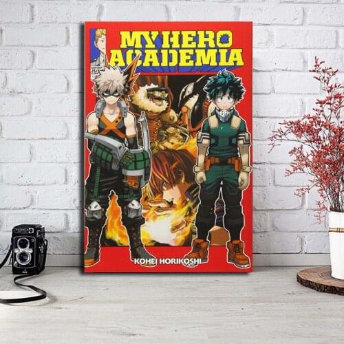 Home Decoration Painting Wall Artwork My Hero Academia HD Print Modern Poster Anime Role Canvas Cuadros Modular Picture For Gift