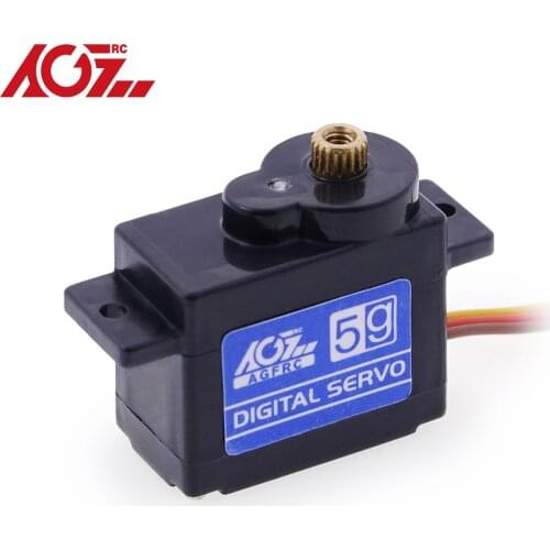 AGFRC B05CLS 0.075S Fast Speed Metal Gears Coreless Motor 5g Micro Digital Servo for 1/28 RC Car WLtoys K989 K969 Mini QAirplane