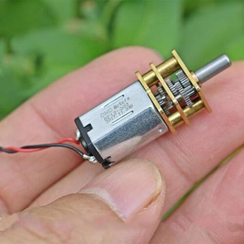 Brand new DC 3V-6V 5V 56RPM N20 Gear Motor Micro Mini 12mm Full Metal Gearbox Gear Reducer electric Motor DIY Toy car