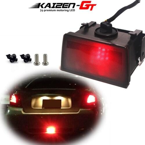 F1 Style All-In-One Red LED Rear Fog Light Brake/Tail Lamp w/ Mounting Kit For 2011-up Subaru WRX STi Impreza XV Crosstrek 12V