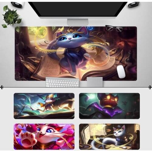 League of Legends Yuumi Gaming Mouse Pad Laptop PC Computer Mause Pad Desk Mat For Big Gaming Mouse Mat For Overwatch/CS GO