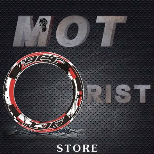 A set of 4pcs Thick Edge Outer Rim Reflective Sticker Stripe Wheel Decals Fit for YAMAHA XJ6 xj6