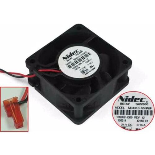 NIDEC M34313-55RA9F DC 24V 0.16A 60x60x25mm Server Cooling Fan