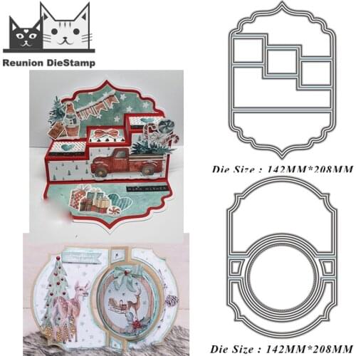 Cut Die Loose-leaf Greeting Card Combination Metal Cutting Dies DIY Scrapbooking Steel Craft Die Cut Embossing Paper Cards