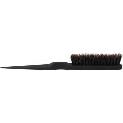 Professional Hairdressing Teasing Back Combing Hair Brush Styling Comb Black