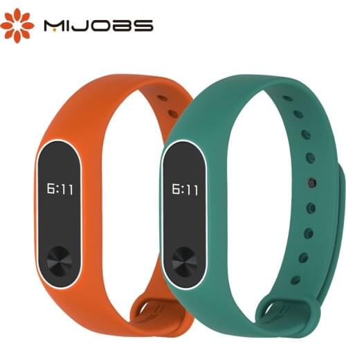 Strap for Xiaomi Mi Band 2 Silicone Bracelet for Smart Watches Belt for Xiomi Correas Miband 2 Smartband Wristbands Pulseira