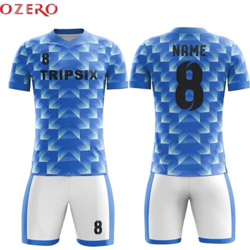 Sublimation custom blank soccer jersey tops
