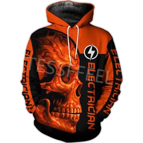 Tessffel Electrician Cable Worker 3D Printed Hoodie Harajuku Clothing Fashion Sweatshirt Unisex Casual Jacket Pullover Style1