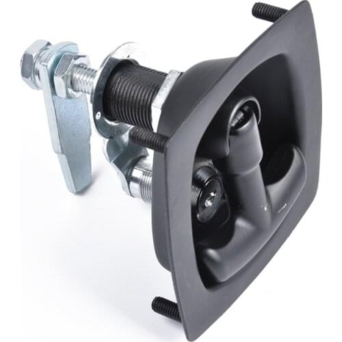 Andifany Recessed Folding T Lock Handle for Trailer Toolbox Accessories Lock Kit T-Type Toolbox Locks Automobile Parts