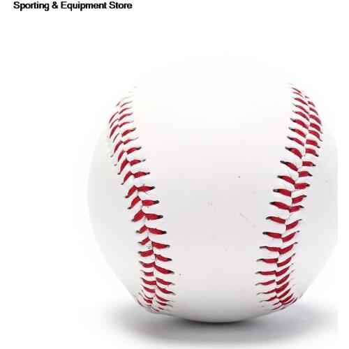 High Quality 9" baseballs pvc upper rubber inner soft hard balls softball training exercise