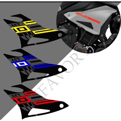 Motorcycle Tank Pad Protector For Yamaha MT10 FZ MT - 10 Stickers Fairing Fender Knee Decal Fuel 2016 2017 2018 2019 2020 2021