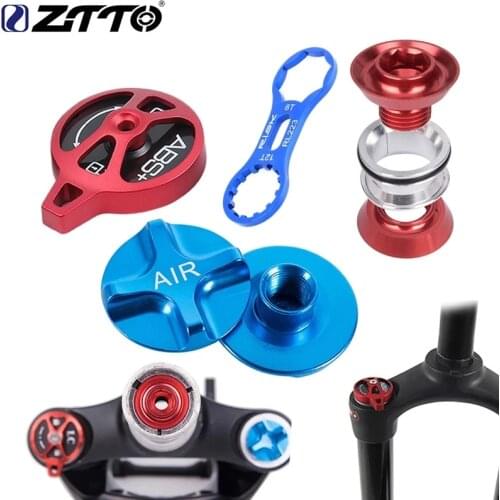 ZTTO MTB Bike suspension Mountain Bicycle Air Gas Shcrader American Valve Caps Bike Suspension Fork Bicycle Front fork parts