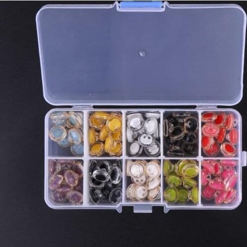 100Pcs Plastic Safety Eyes Button Sew On Bear Doll Animal Stuffed Plush Toys DIY Hand Sewing Accessories