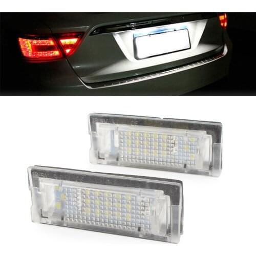 2pcs Car LED Error Free Number License Plate Light For 2000 2001 2002 2003 BMW E39 5D 5 Door Wagon Touring