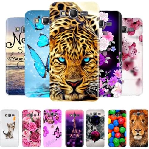 Phone Cove For Samsung Galaxy Grand Prime VE G530 SM-G530H G531H SM-G531H G531F SM-G531H/DS Duos Silicone Case TPU Cat Animal