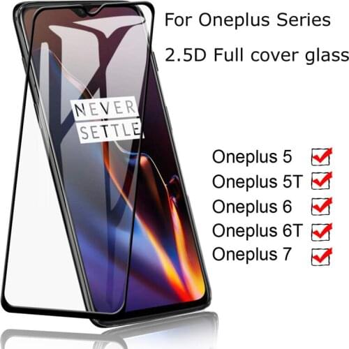 Esobest 2.5D Full coverage Tempered Glass film for Oneplus 7 6 5T screen protector bubbles free 9H hardness protection