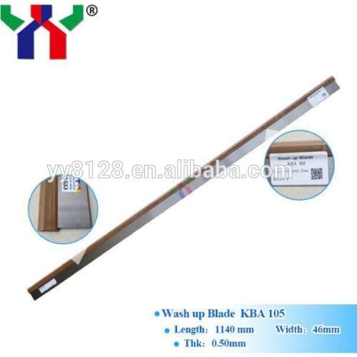 Import Printing Machine Wash Up Blade KBA105 Hotsale 1140*48*0.5mm Zero Hole
