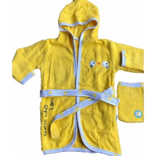 Miniworld 5 Piece Bathrobes Towel Set Unisex Hooded Bathrobe Set