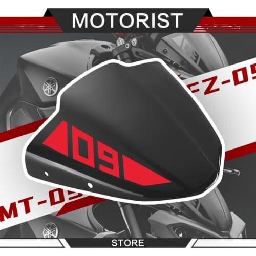 Windshield for Yamaha MT 09 mt09 FZ 09 fz09 2017 2018 2019 Motorcycle Windscreen Small Windshield wind deflector gift stickers