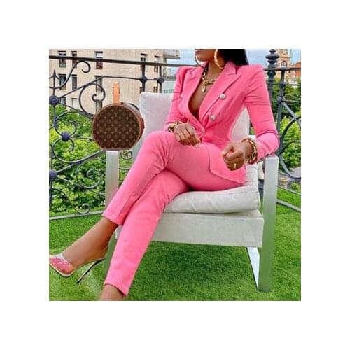 Женские брючные костюмы двойка MAXAKG China At AliExpress