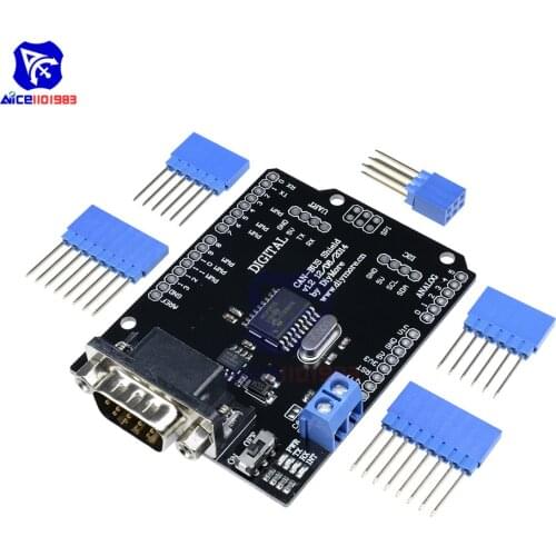 MCP2515 EF02037 CAN BUS Shield SPI 9 Pins Standard Sub-D Expansion Board Module DC 5-12V for Arduino