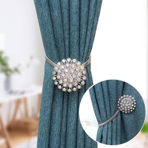 Fashion Shaped Magnet Flower Curtain Strap Magnetic Curtain Buckle Window Hatch Ball Holder Curtain Accessories