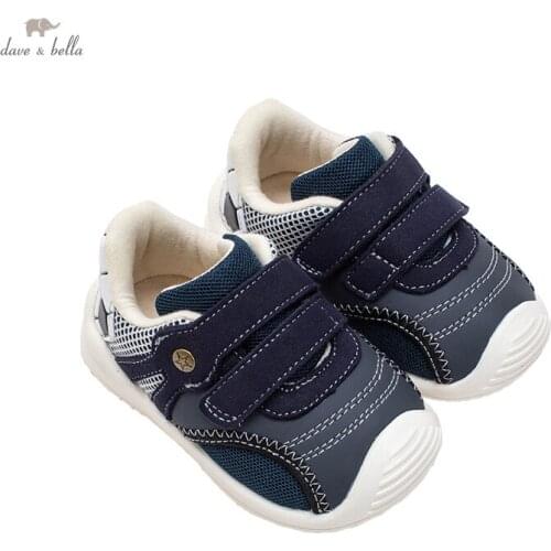 DB19654 Dave Bella autumn baby boys fashion cartoon shoes new born boy casual shoes