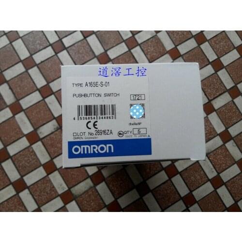 New Omron pushbutton switch A165E-S-01 free shipping